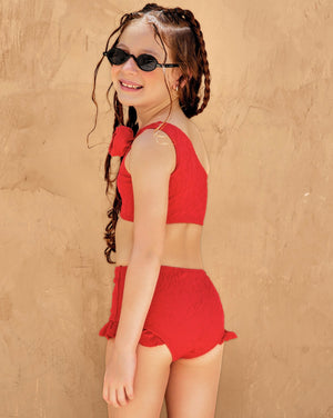 Biquíni infantil rosso - Imagem 2