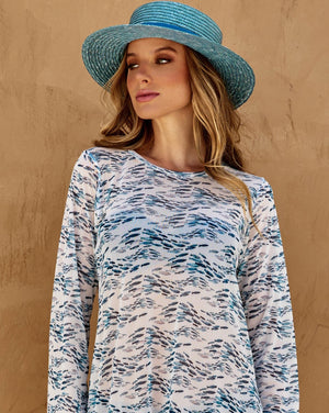 Vestido em tule com fenda sardina - Imagem 3