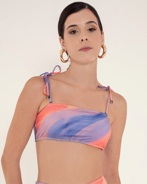 Top bandeau reto crepúsculo - Imagem 1