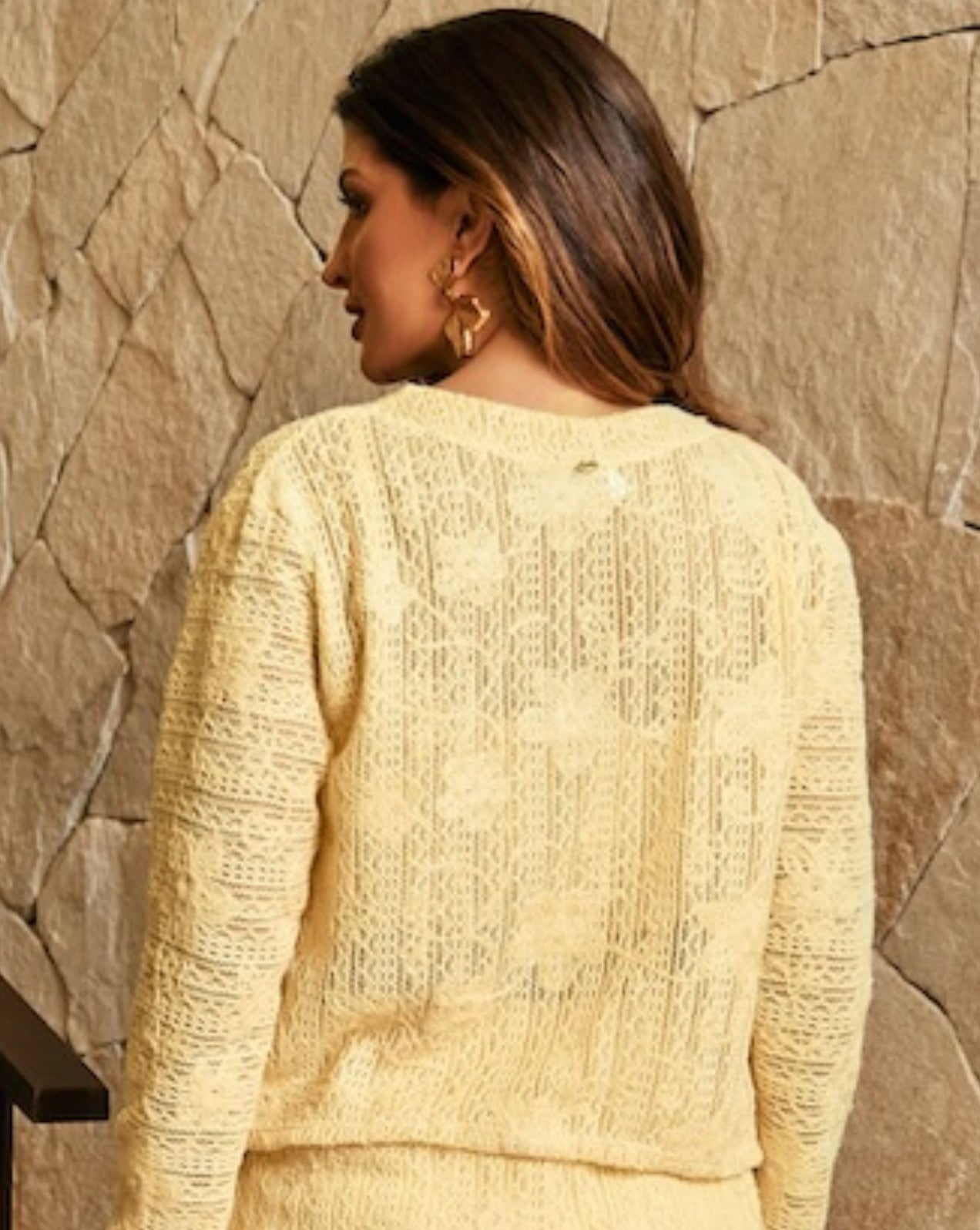 Top alças reguláveis jaune