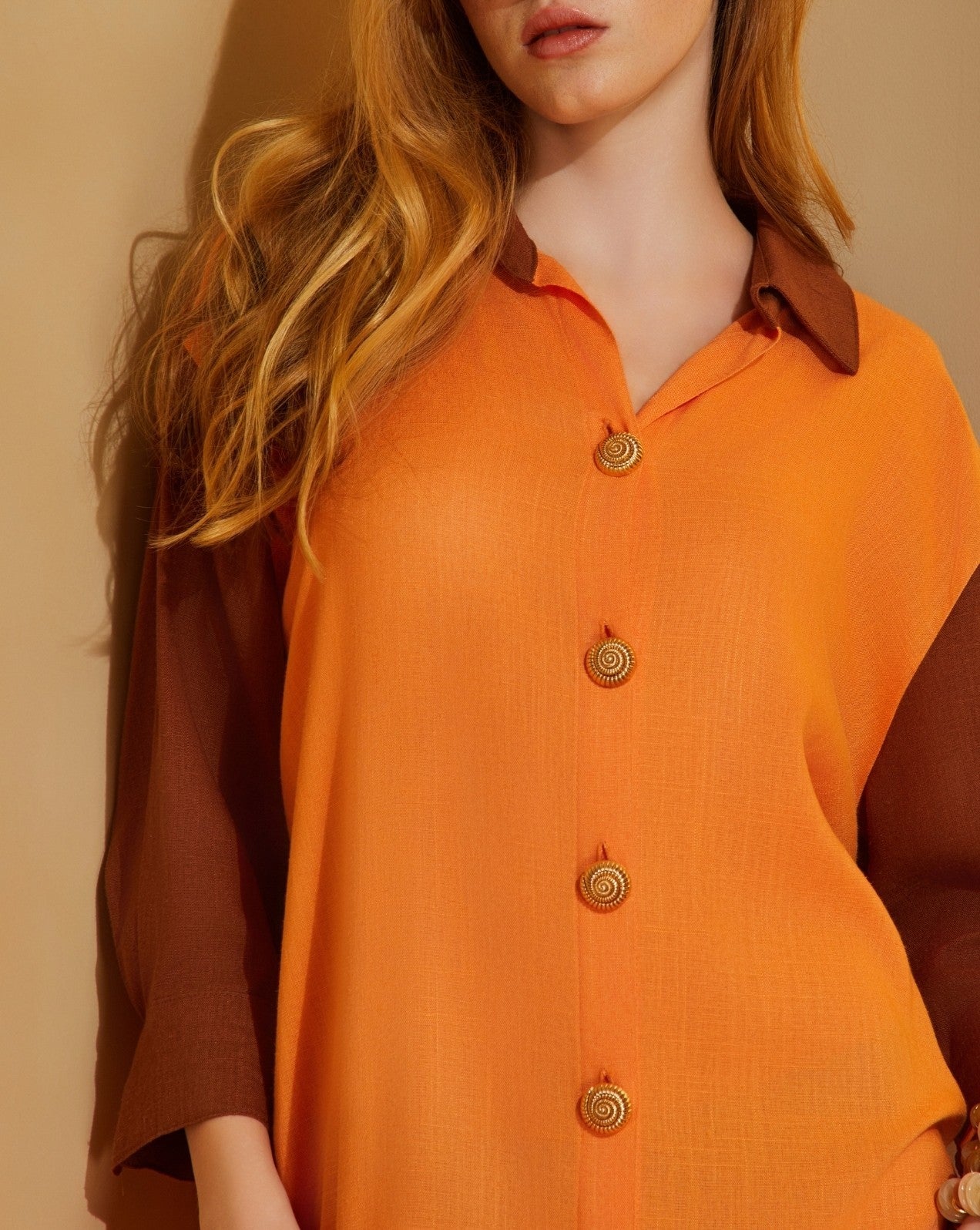 Chemise viscolinho vesperi-brunnea - Imagem 3