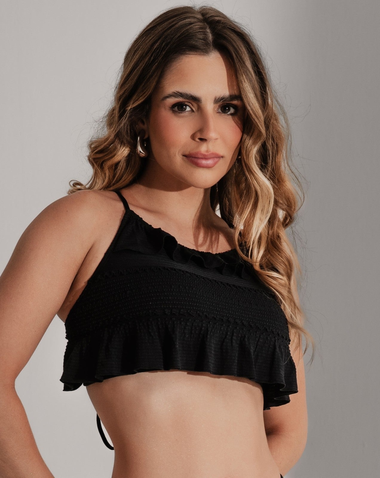 Top frente única volant - Imagem 1