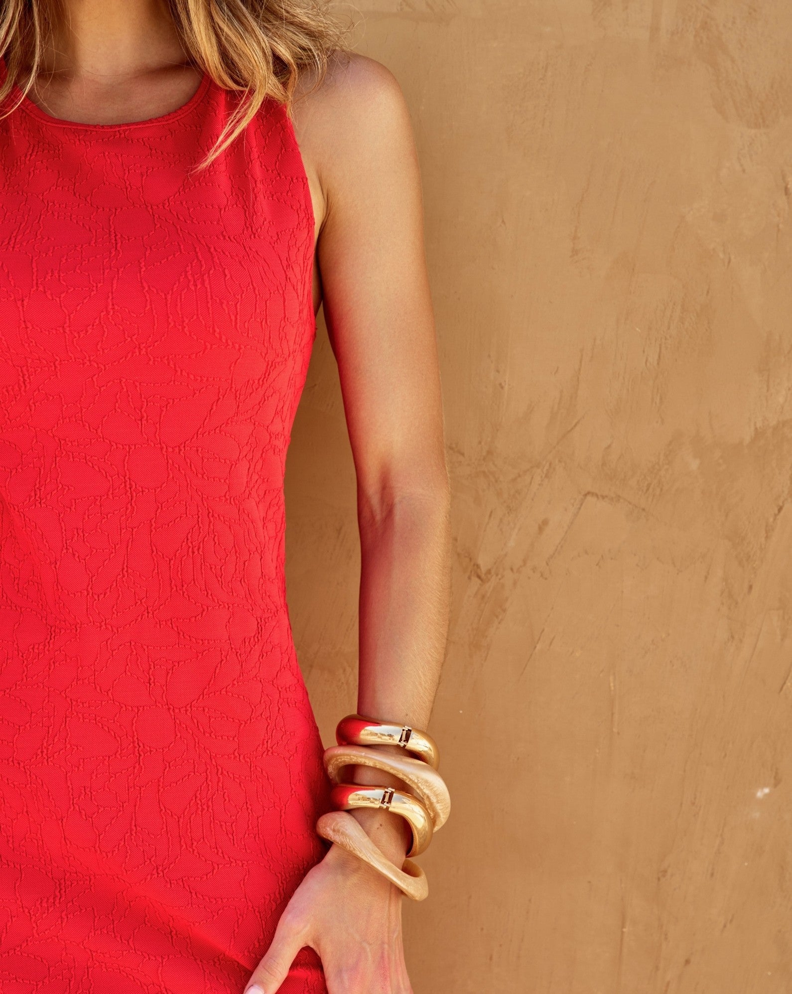 Vestido longo rosso - Imagem 3