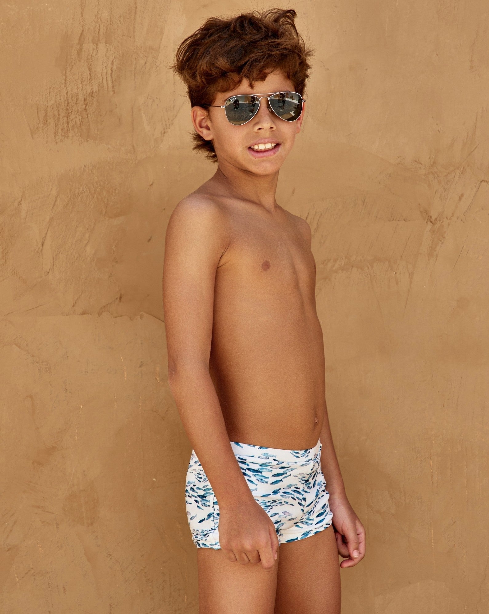 Sunga box infantil sardina - Imagem 1