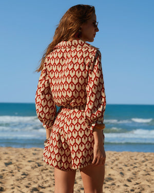 Short cotonade ladrílea - Imagem 2