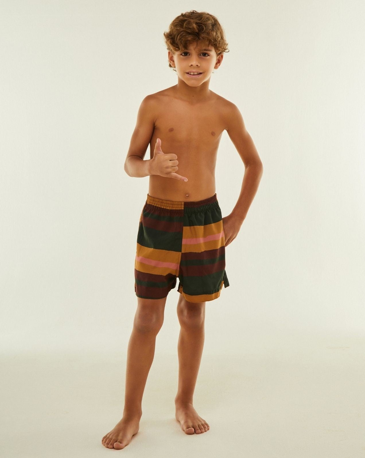 Short infantil listra raya - Imagem 1