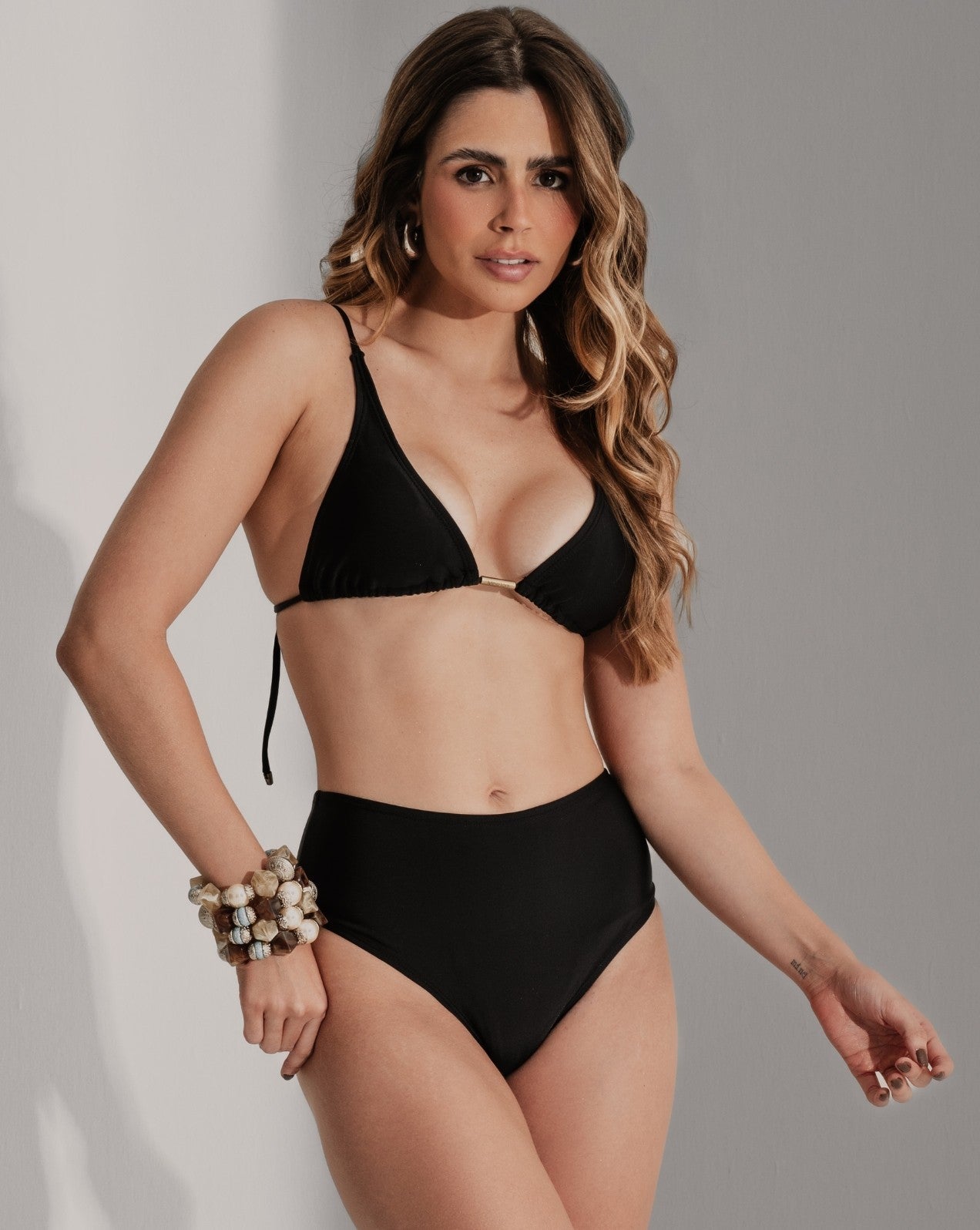 Sutiã cortininha alongado lycra lisa - Imagem 3