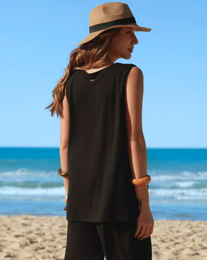 Regata longa moletom ébano - Imagem 2